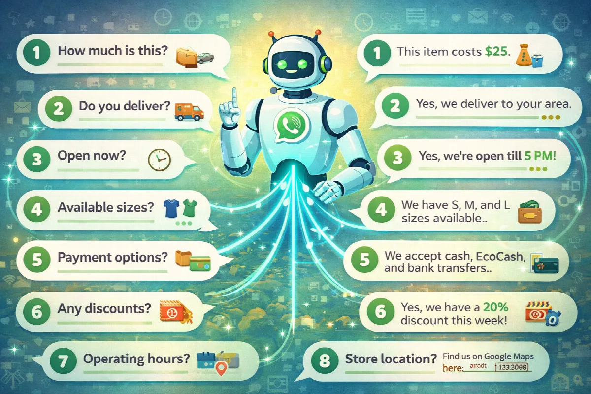 10 Common WhatsApp Questions Customers Ask (And How to Answer Them Automatically)