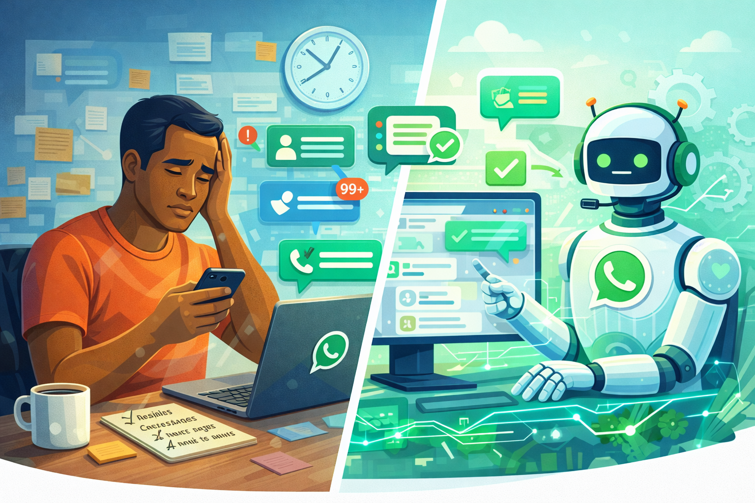 WhatsApp Automation vs Manual Replies